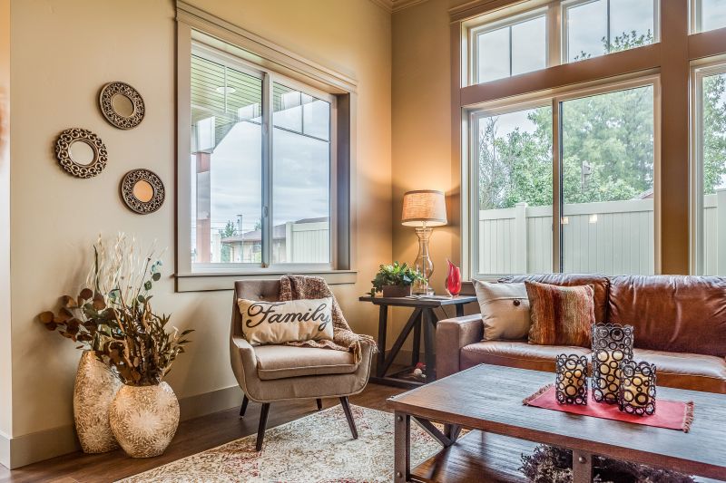 Newly Installed Windows in a Living Room